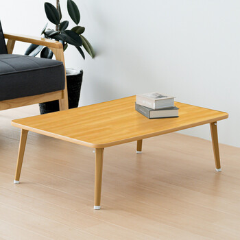 幅90cm ハウステーブル 机 折りたたみ 木製 折れ脚 ナチュラル 完成品 送料無料-7