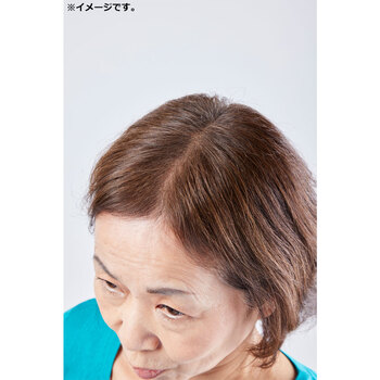 椿油とシルク配合 頭皮 髪用ポンポンパウダー ダークブラウン 5g 送料無料-6