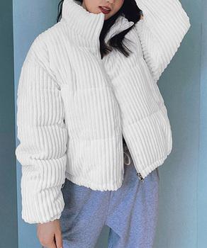 コーデュロイ 中綿ジャケット ショート丈 送料無料 即日発送-3