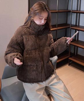 コーデュロイ 中綿ジャケット ショート丈 送料無料 即日発送-5