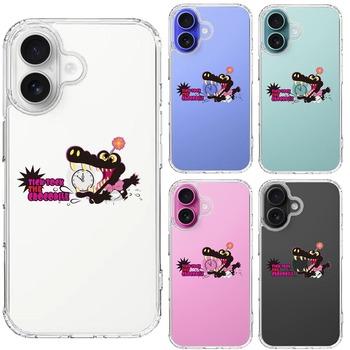 iPhone16 ケース クリア ピーターパン ワニ スマホケース 側面ソフト 背面ハード ハイブリッド 送料無料-1