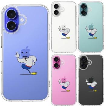 iPhone16 ケース クリア アラジン 魔法使い スマホケース 側面ソフト 背面ハード ハイブリッド  送料無料-1