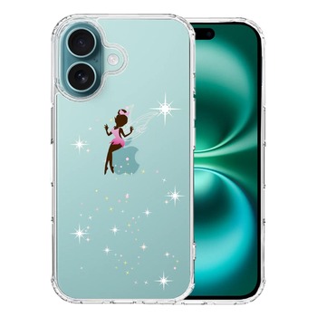 iPhone16 ケース クリア ピーターパン 妖精 2 スマホケース 側面ソフト 背面ハード ハイブリッド 送料無料-0