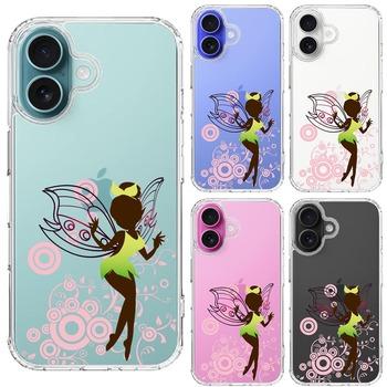 iPhone16 ケース クリア ピーターパン 妖精 1 スマホケース 側面ソフト 背面ハード ハイブリッド 送料無料-1