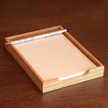 SB メモトレイ タモ クリアー ステーショナリー 室内備品 日本製 送料無料-1