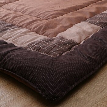 こたつ布団 約205×285 日本製 和モダン チェック柄 葉月 送料無料-3