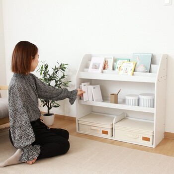 ブックラック 80幅 2色展開 送料無料-15