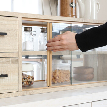 カウンター上収納ラック 80幅 2色展開 送料無料-8