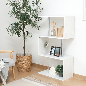 S字型ディスプレイラック3段 2色展開 送料無料-12