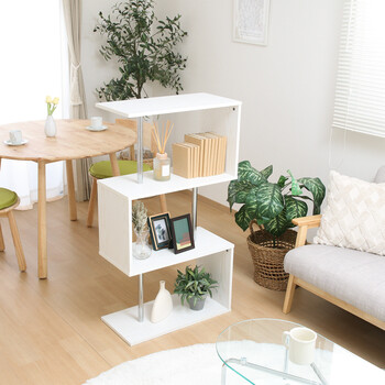 S字型ディスプレイラック3段 2色展開 送料無料-16