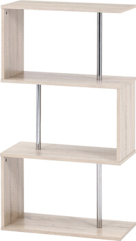 S字型ディスプレイラック3段 2色展開 送料無料-2