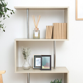 S字型ディスプレイラック3段 2色展開 送料無料-5