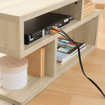 S字型TV台 80幅 2色展開 送料無料-7