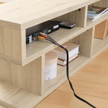 S字型TV台 120幅 2色展開 送料無料-7