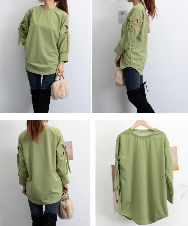 Tシャツカットソー ゆったりトップス 送料無料 即日発送-2