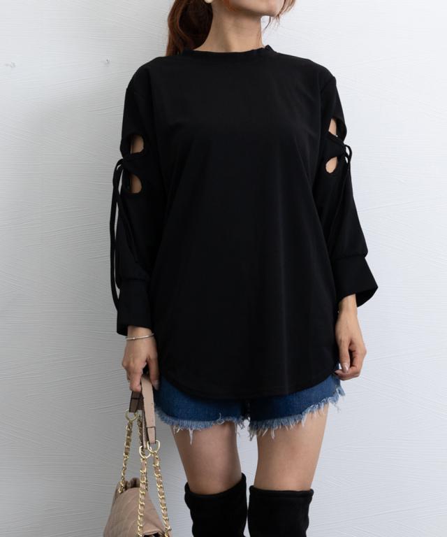 Tシャツカットソー ゆったりトップス 送料無料 即日発送-4