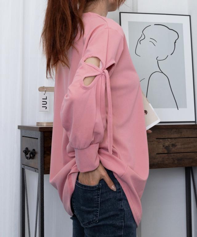 Tシャツカットソー ゆったりトップス 送料無料 即日発送-8