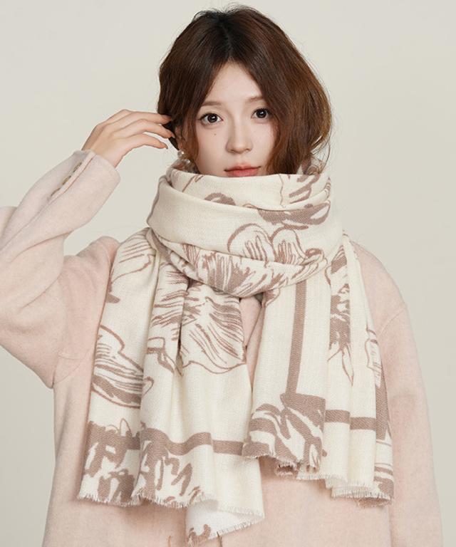 大判マフラー ストール あったか 秋冬 送料無料 即日発送-2