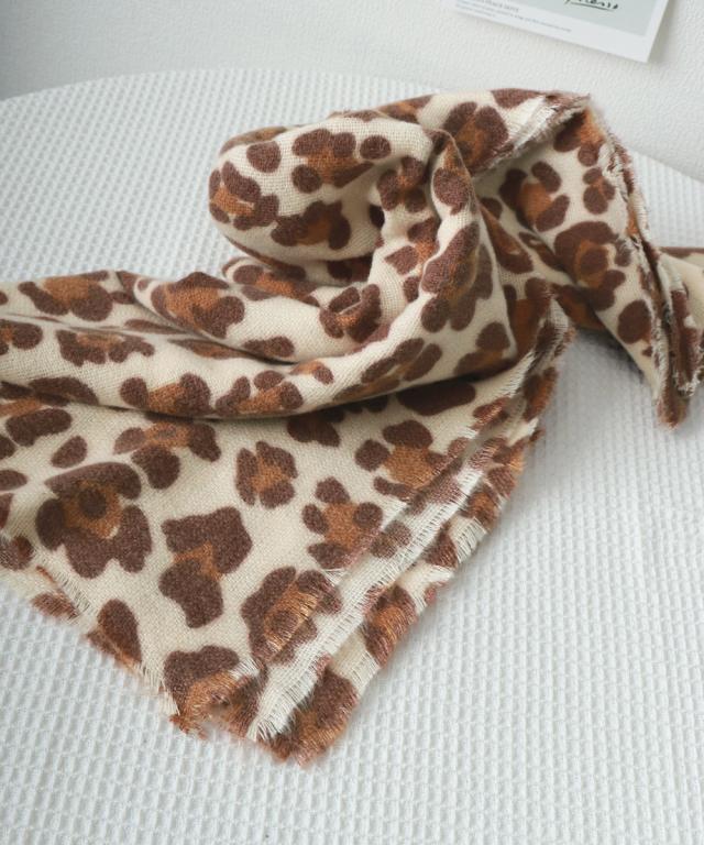 ストール レオパード柄 マフラー 春秋冬 送料無料 即日発送-9