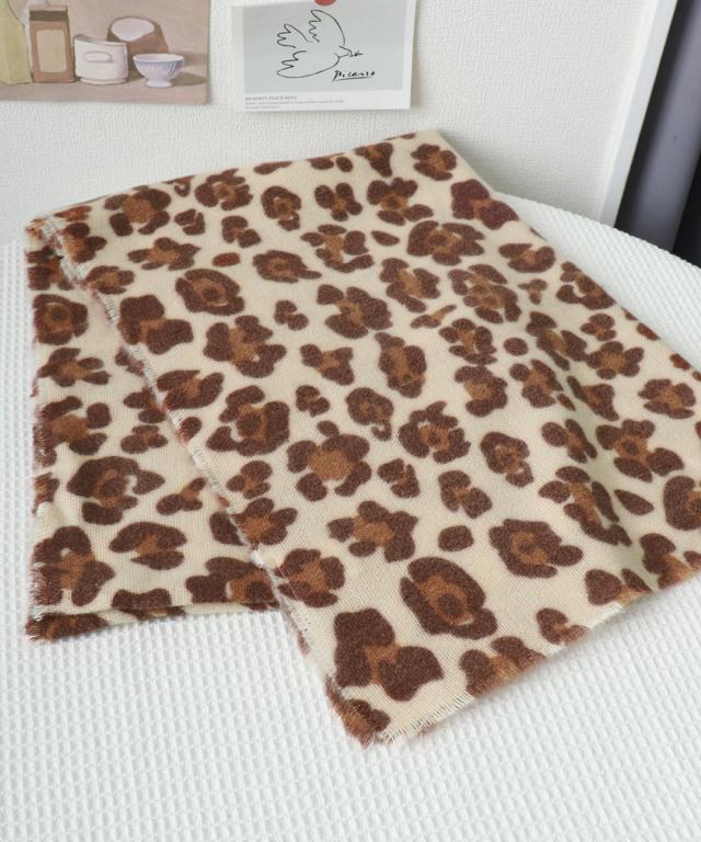 ストール レオパード柄 マフラー 春秋冬 送料無料 即日発送-8