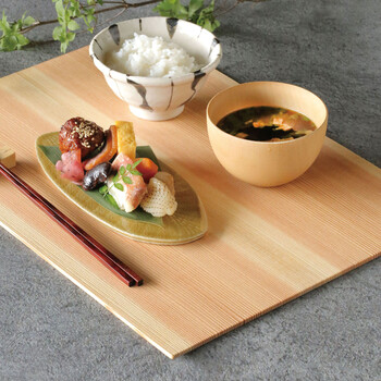 和食器 杉 板膳 長角 小 日本製 送料無料-1