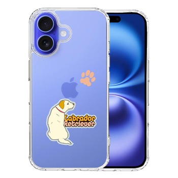 iPhone16 ケース クリア ラブラドールレトリバー2 スマホケース 側面ソフト 背面ハード ハイブリッド  送料無料-0
