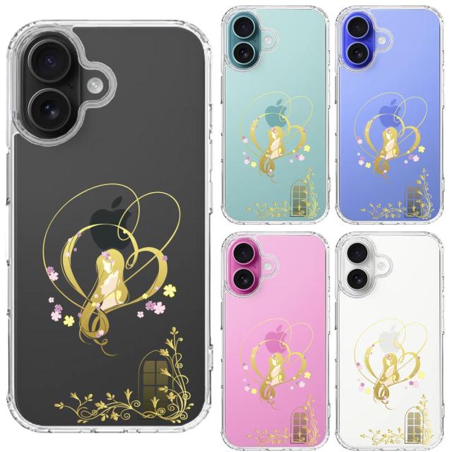 iPhone16 ケース クリア ラプンツェル 1 スマホケース 側面ソフト 背面ハード ハイブリッド  送料無料-1