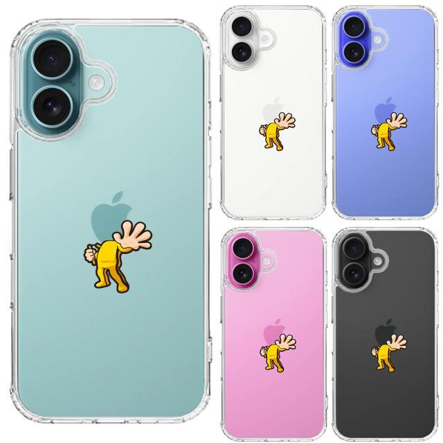 iPhone16 ケース クリア 映画パロディ 天才 格闘家 スマホケース 側面ソフト 背面ハード ハイブリッド  送料無料-1