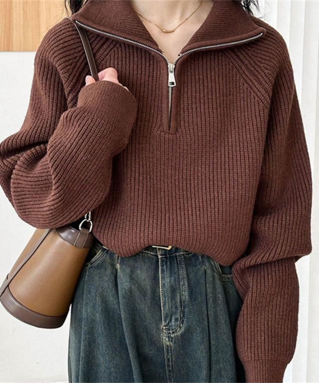 ニットトップス ショート丈 レディース SK21664350-2162 送料無料 即日発送-9