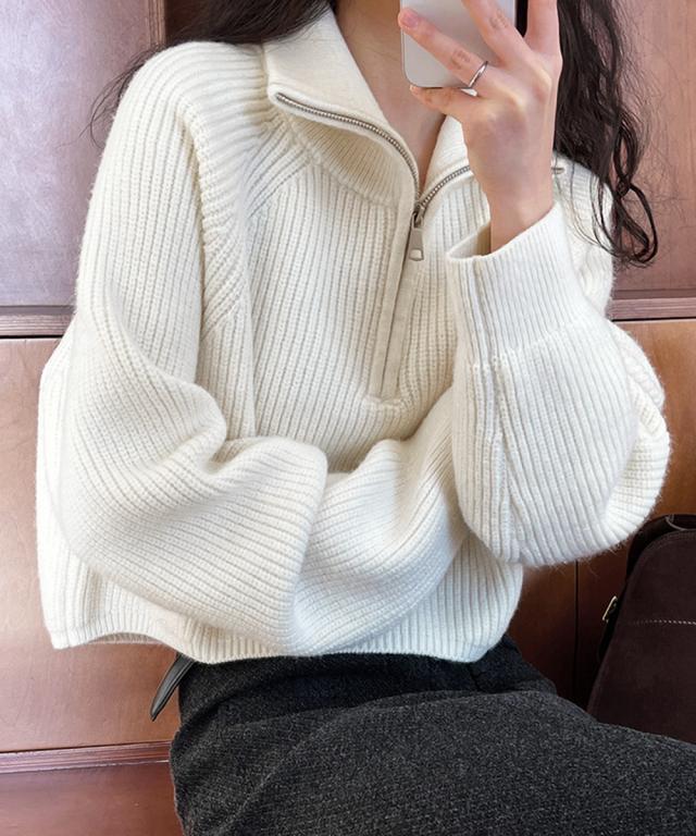 ニットトップス ショート丈 レディース SK21664350-2162 送料無料 即日発送-5