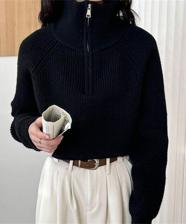 ニットトップス ショート丈 レディース SK21664350-2162 送料無料 即日発送-6