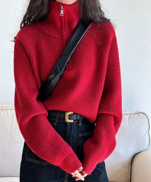 ニットトップス ショート丈 レディース SK21664350-2162 送料無料 即日発送-8