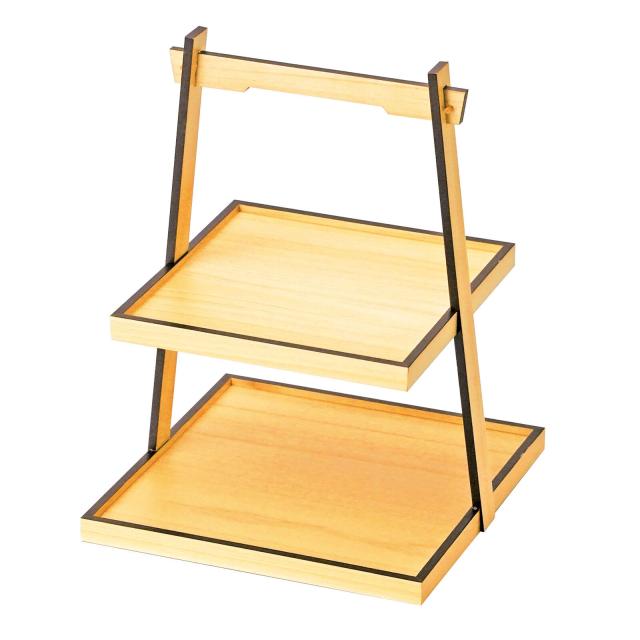 和食器 やぐら盛器 タモ 桧 日本製 送料無料-3