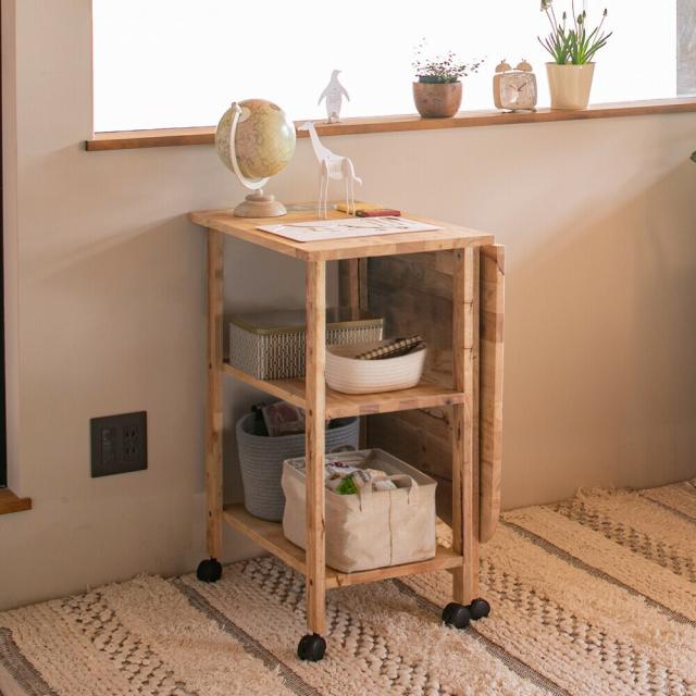 天然木をふんだんに使ったナチュラルシリーズ NATURAL SIGNATURE 片バタテーブルII 送料無料-3