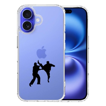 iPhone16 ケース クリア 空手２ スマホケース 側面ソフト 背面ハード ハイブリッド  送料無料-0