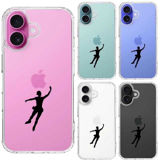 iPhone16 ケース クリア フィギアスケート 女子 スマホケース 側面ソフト 背面ハード ハイブリッド  送料無料-1