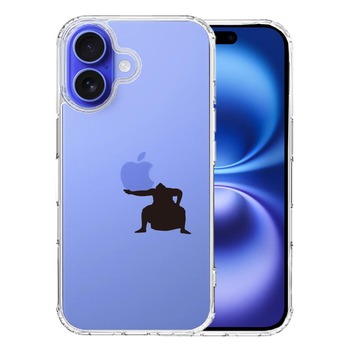 iPhone16 ケース クリア おすもうさん 土俵入り スマホケース 側面ソフト 背面ハード ハイブリッド  送料無料-0