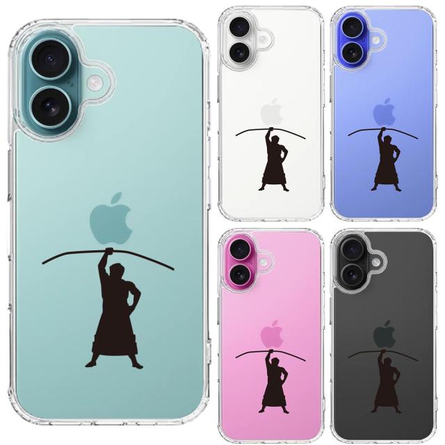 iPhone16 ケース クリア おすもうさん 相撲 弓取り スマホケース 側面ソフト 背面ハード ハイブリッド  送料無料-1