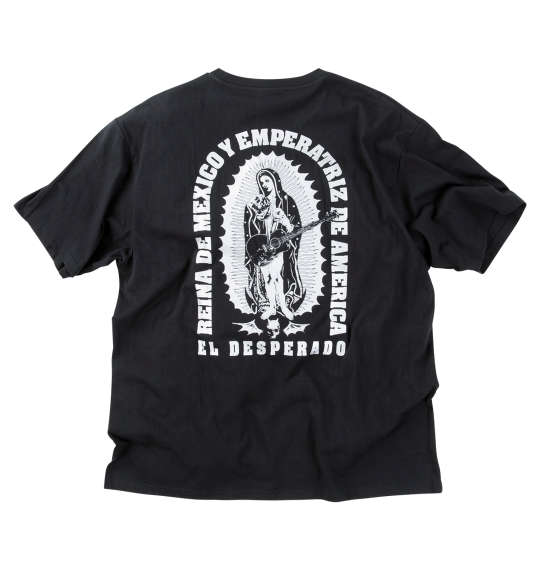 大きいサイズ 新日本プロレス エル デスペラード ESTILO MEXICANO 半袖Tシャツ ブラック×シルバー 3L 4L 5L 6L 8L ラッピング可 送料無料 即日発送-1