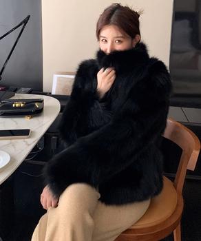 フェイクファージャケット ファーコート冬 送料無料 即日発送-3