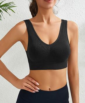 スポーツブラ ノンワイヤー 美胸ヨガブラ 送料無料 即日発送-4