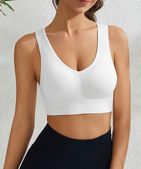 スポーツブラ ノンワイヤー 美胸ヨガブラ 送料無料 即日発送-5