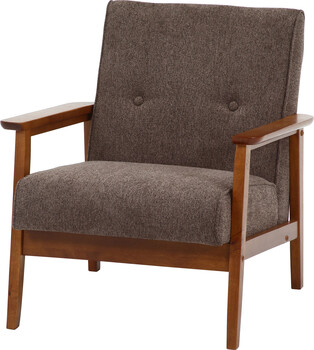 ソファー 厚手ファブリックソファ ミート 1P 2色展開 送料無料-10