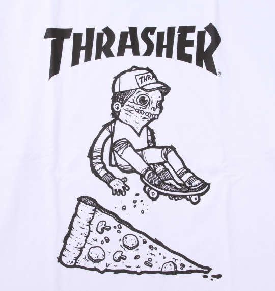 大きいサイズ THRASHER PIZZA長袖Tシャツ 3L 4L 5L 6L 8L MC846651-83017 ラッピング可 送料無料 即日発送-4