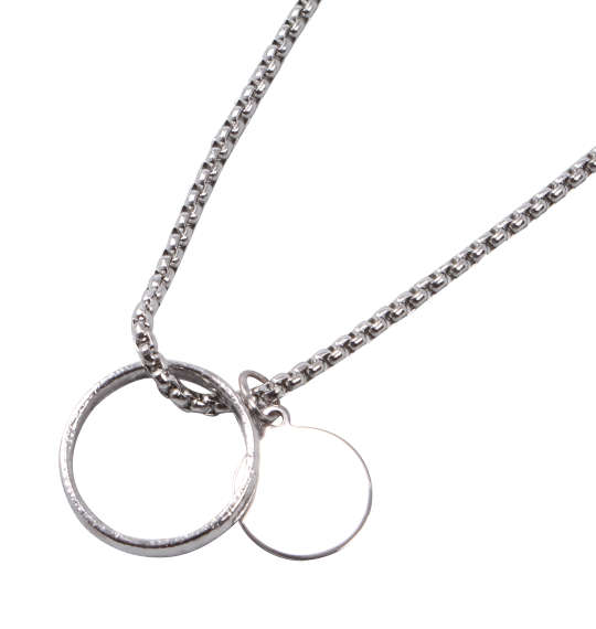 大きいサイズ Re luxi ポンチネックレス付長袖Tシャツ 3L 4L 5L 6L MC843852-83028 ラッピング可 送料無料 即日発送-5