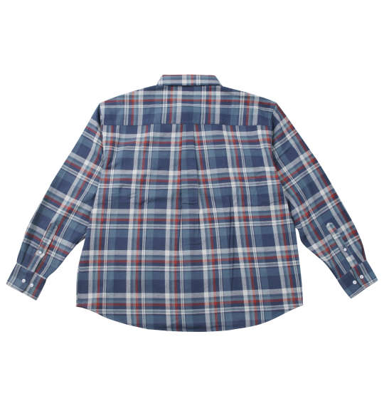 大きいサイズ H by FIGER 10番ビエラチェック長袖シャツ 3L 4L 5L 6L 8L MC743021-83064 ラッピング可 送料無料 即日発送-1