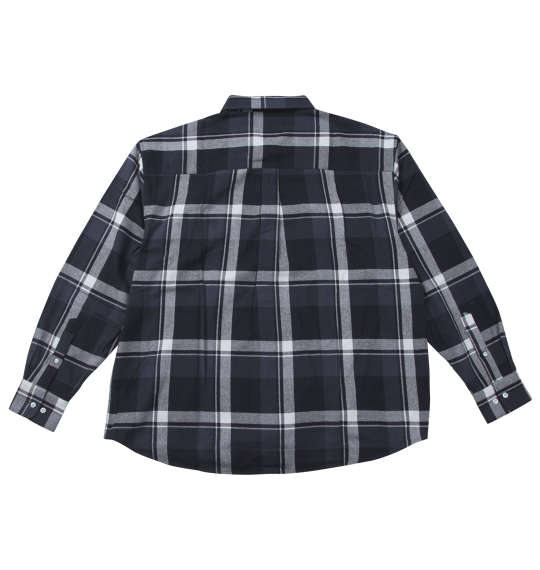 大きいサイズ H by FIGER 10番ビエラチェック長袖シャツ 3L 4L 5L 6L 8L MC743022-83065 ラッピング可 送料無料 即日発送-1