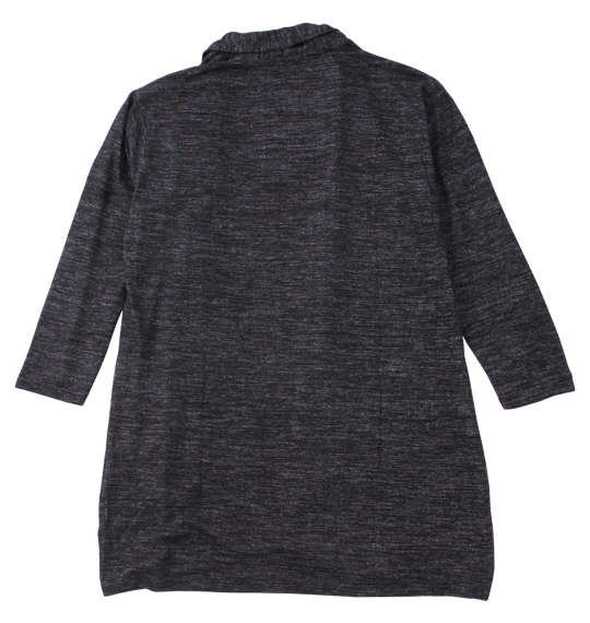 大きいサイズ launching pad 表起毛天竺長袖コーディガン+半袖Tシャツ 3L 4L 5L 6L MC843462-83085 ラッピング可 送料無料 即日発送-1