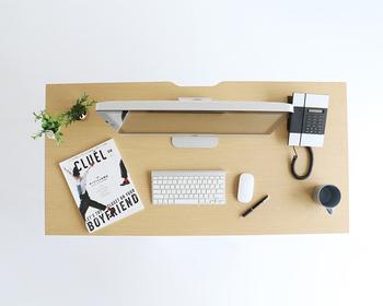 W120cmの幅広でスリムなデスク　Simple Desk OFT 3758 送料無料 即日発送-9
