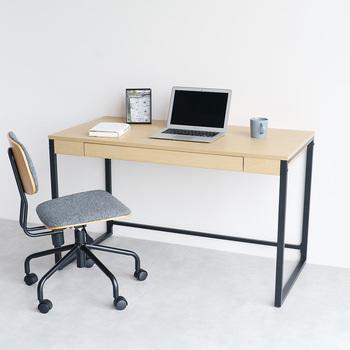 W120cmの幅広でスリムなデスク　Simple Desk OFT 3758 送料無料 即日発送-1